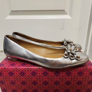 RARE Tory Burch Aurora Metallic Flats
